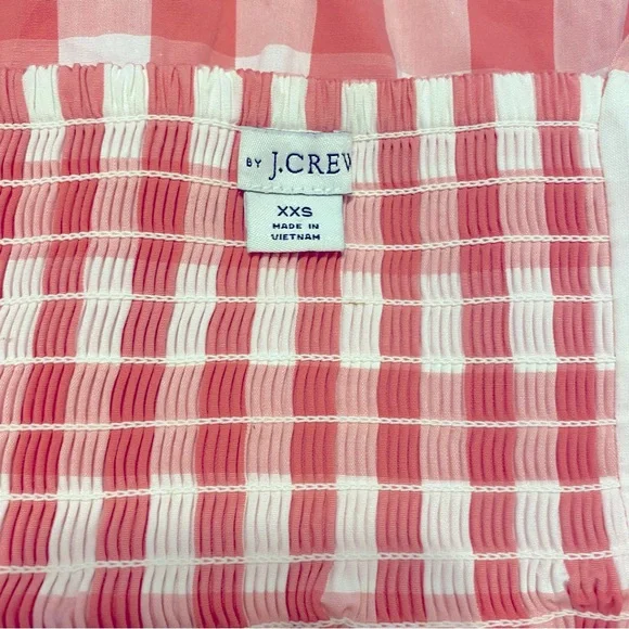 J Crew Pink and White Gingham Dress - Picture 4 of 5